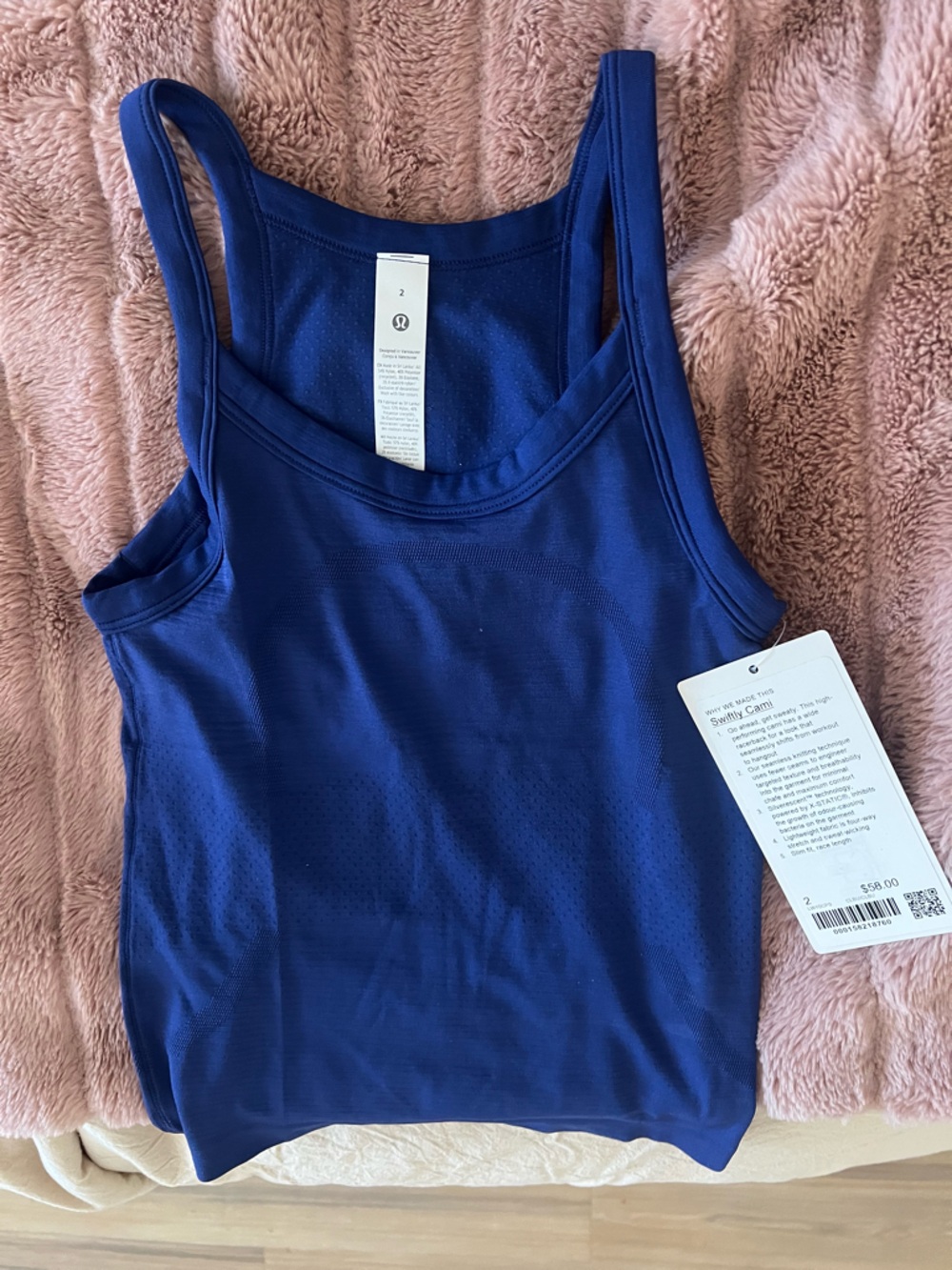 Lululemon swiftly Cami NWT
